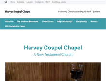 Tablet Screenshot of harveygospelchapel.org